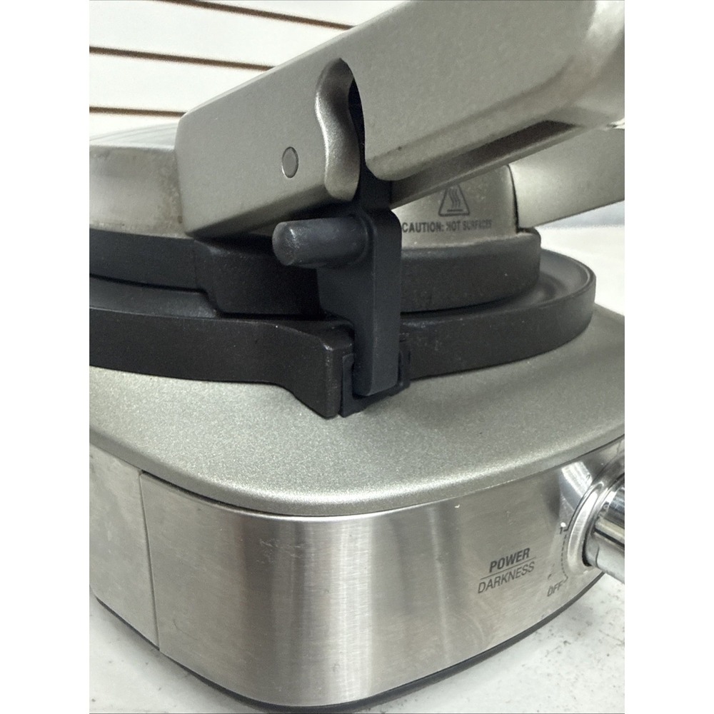 Breville Waffle Maker BWM520XL No Mess Stainless Steel WORKS Tested Clean EUC!! - Picture 9 of 13